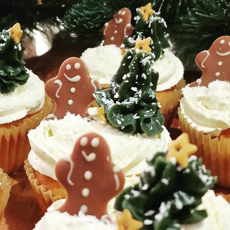 Cupcake - Christmas Gingerbread (te bestellen vanaf 6 stuks)