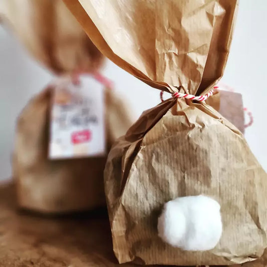 Pasen - Bunny Bag gevuld met paaseitjes. Vanaf 10 stuks.